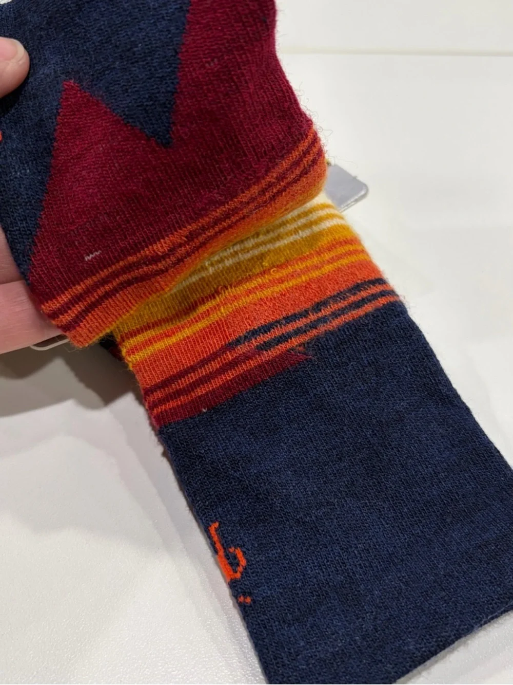 SmartWool Kids XS Light Cushion Ski Socks Over the Calf Blue Mountain NWT Snow
